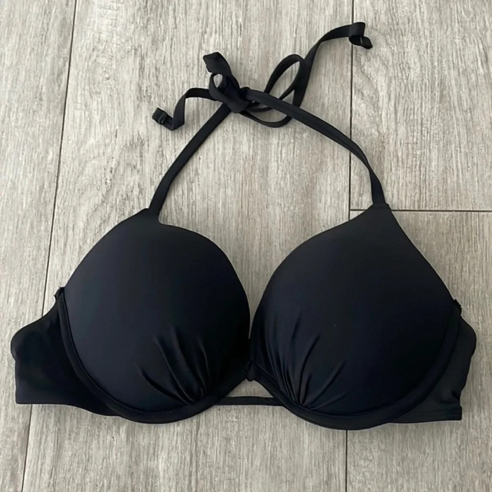 Ardene Swim Underwire  Pushup Bikini Top
Black